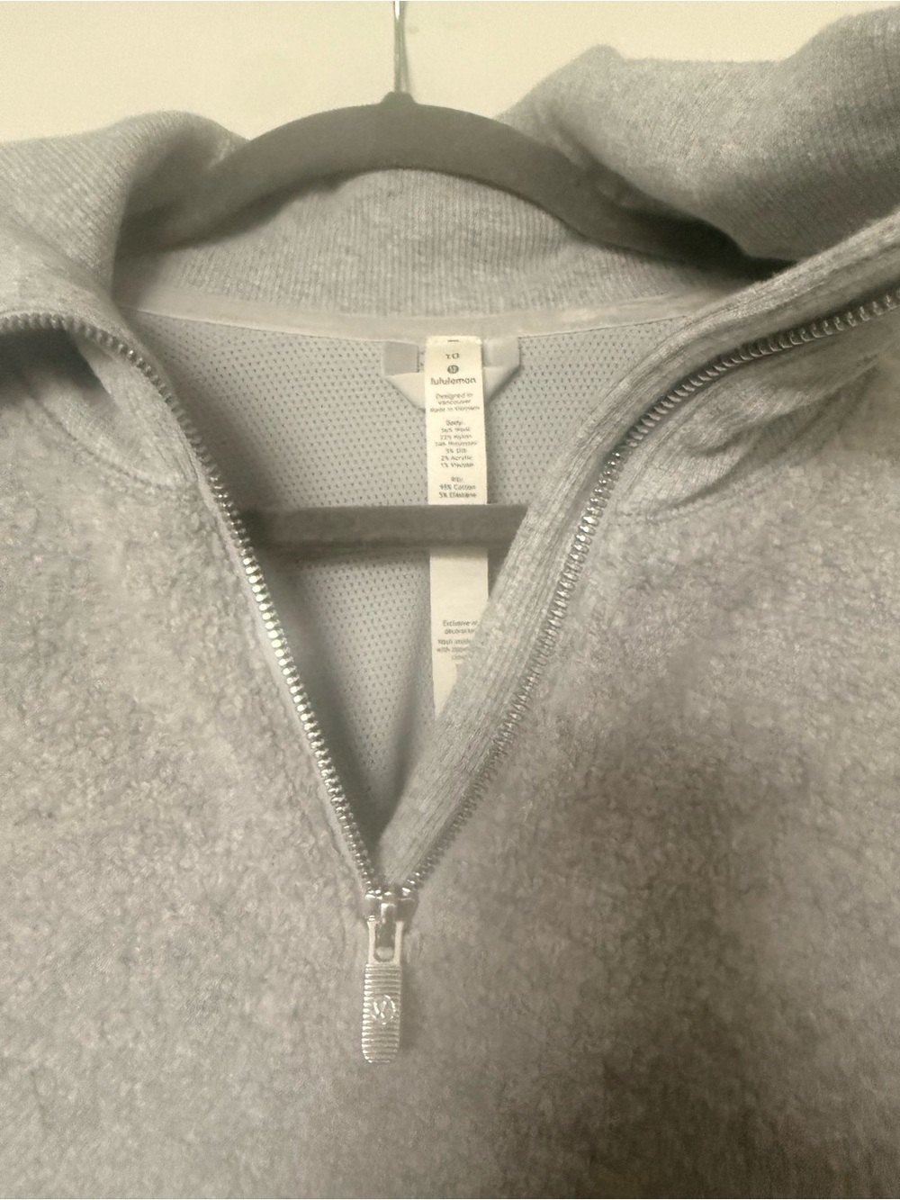 Lululemon Athletica Women's Gray Half-Zip Pullover Sweater - Picture 8 of 10